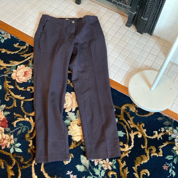 J.Jill ponte knit pants in plaid. Worn a few‎ times. 99 retail - Picture 1 of 6